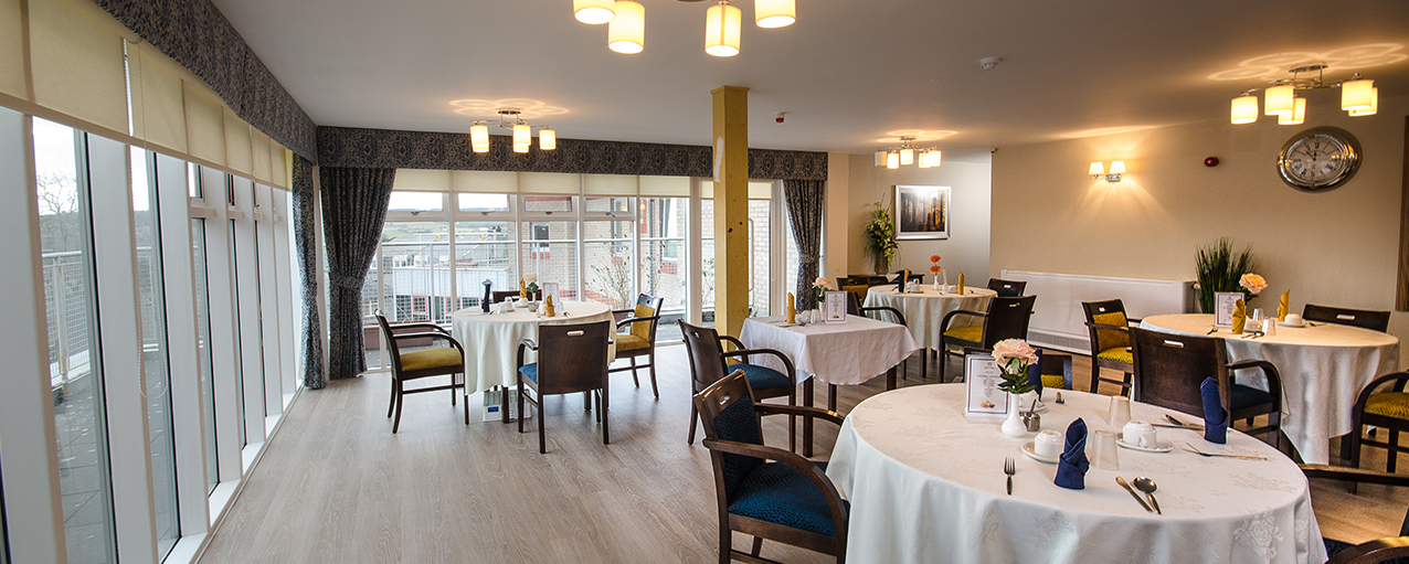 Exceptional Dining Deeside Care Home Cults, Aberdeen