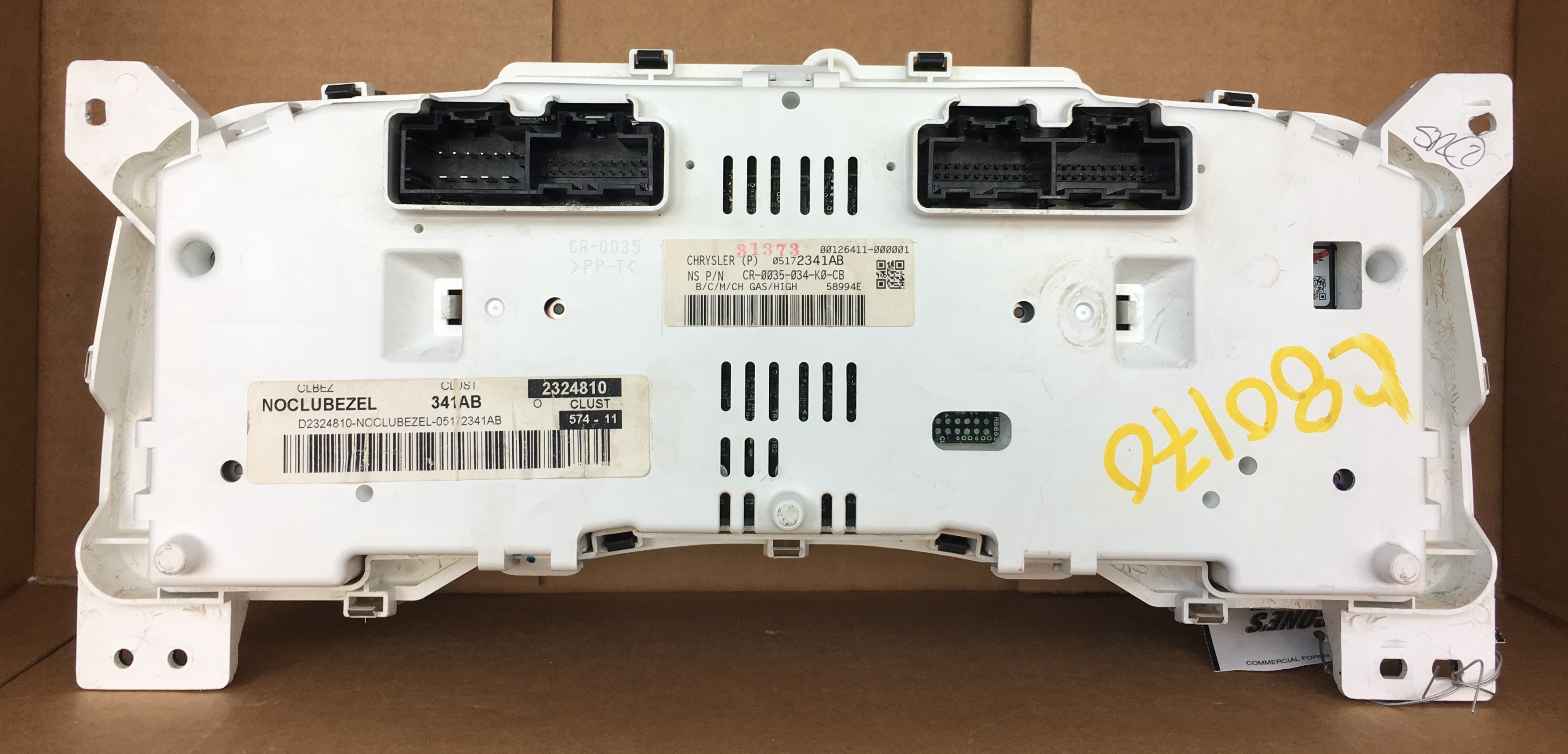 2008 JEEP PATRIOT USED DASHBOARD INSTRUMENT CLUSTER FOR SALE (KM/H) DASHBOARD INSTRUMENT CLUSTER