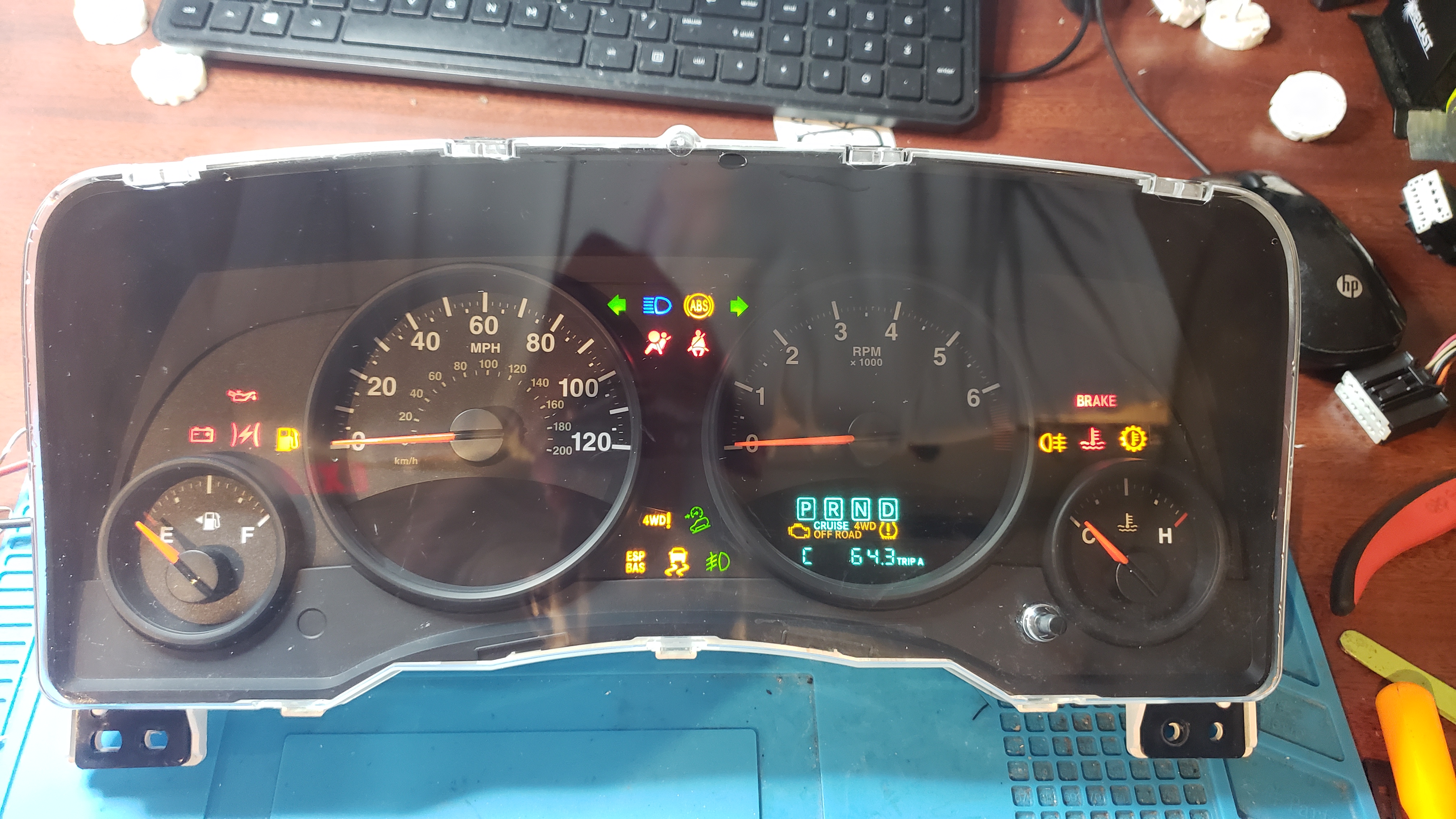2009 JEEP USED INSTRUMENT CLUSTER FOR SALE