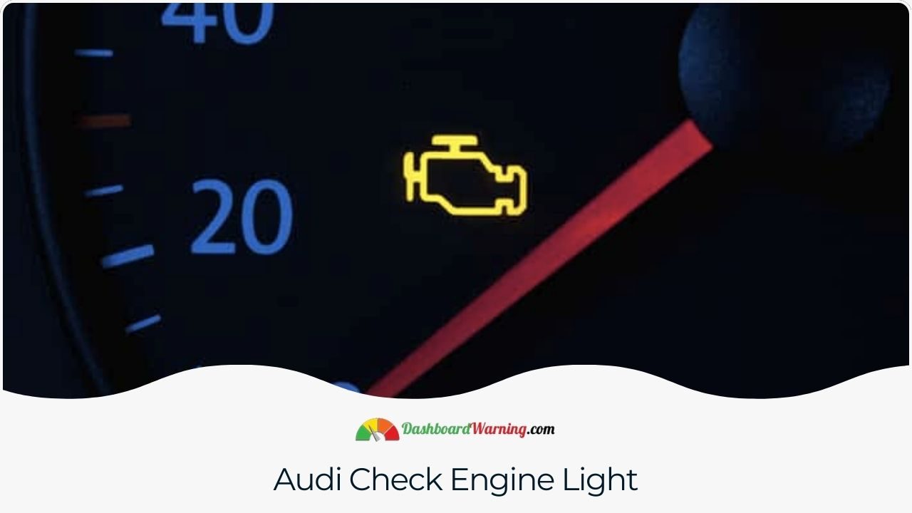 Audi Check Engine Light - Common Causes - DashboardWarningLight.com