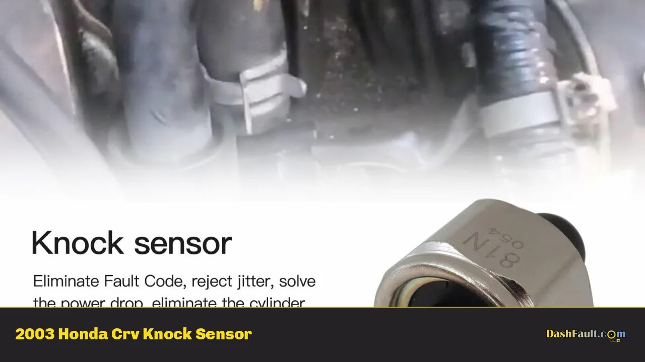 How to Diagnose and Replace a 2003 Honda CR-V Knock Sensor