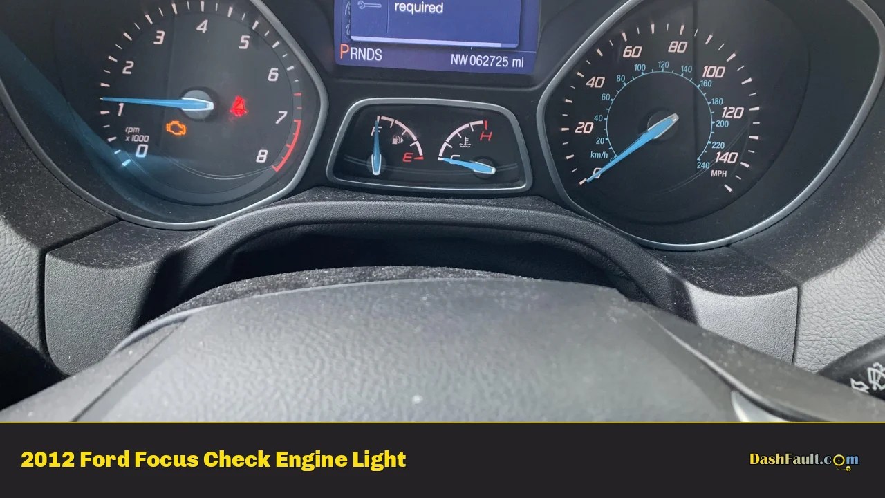 Diagnosing the 2012 Ford Focus: How to Read the Check Engine Light