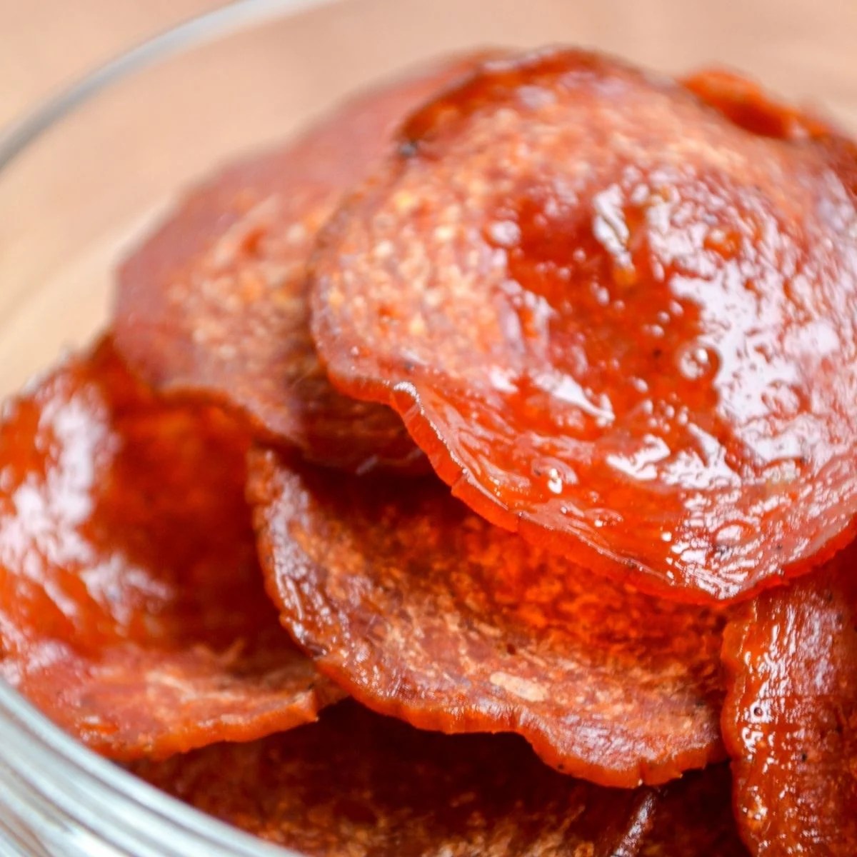 Air Fryer Pepperoni Chips Just 1 Ingredient! Dash for Dinner