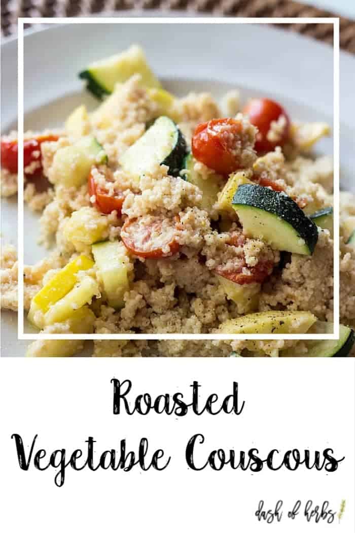 Roasted Vegetable Couscous Dash of Herbs