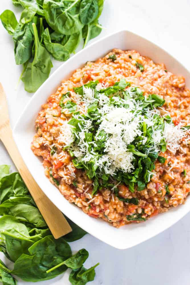 Tomato Sausage Risotto Dash of Sanity