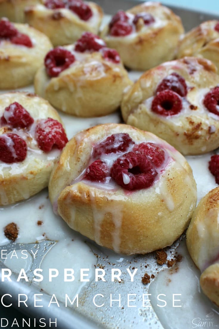 Easy Raspberry Cream Cheese Danish