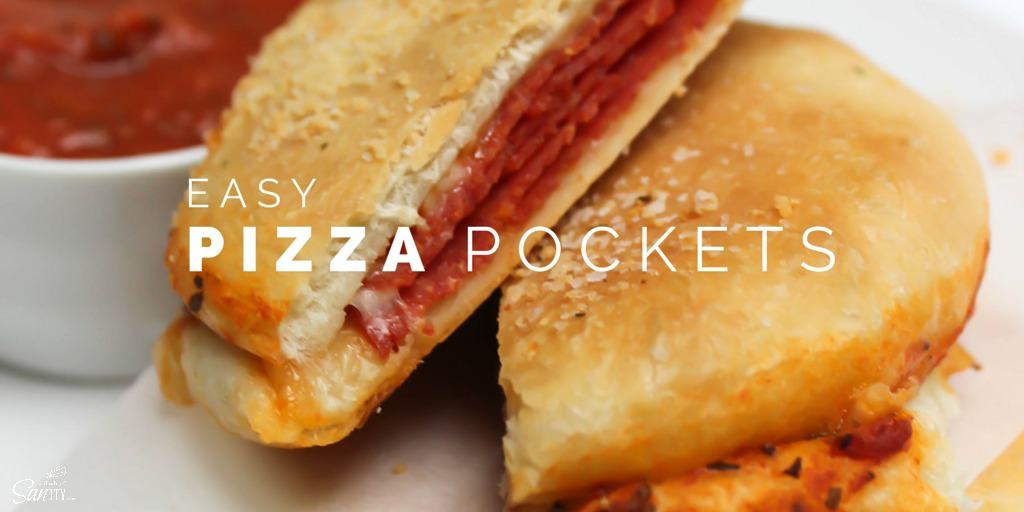 Easy Pizza Pockets Dash of Sanity