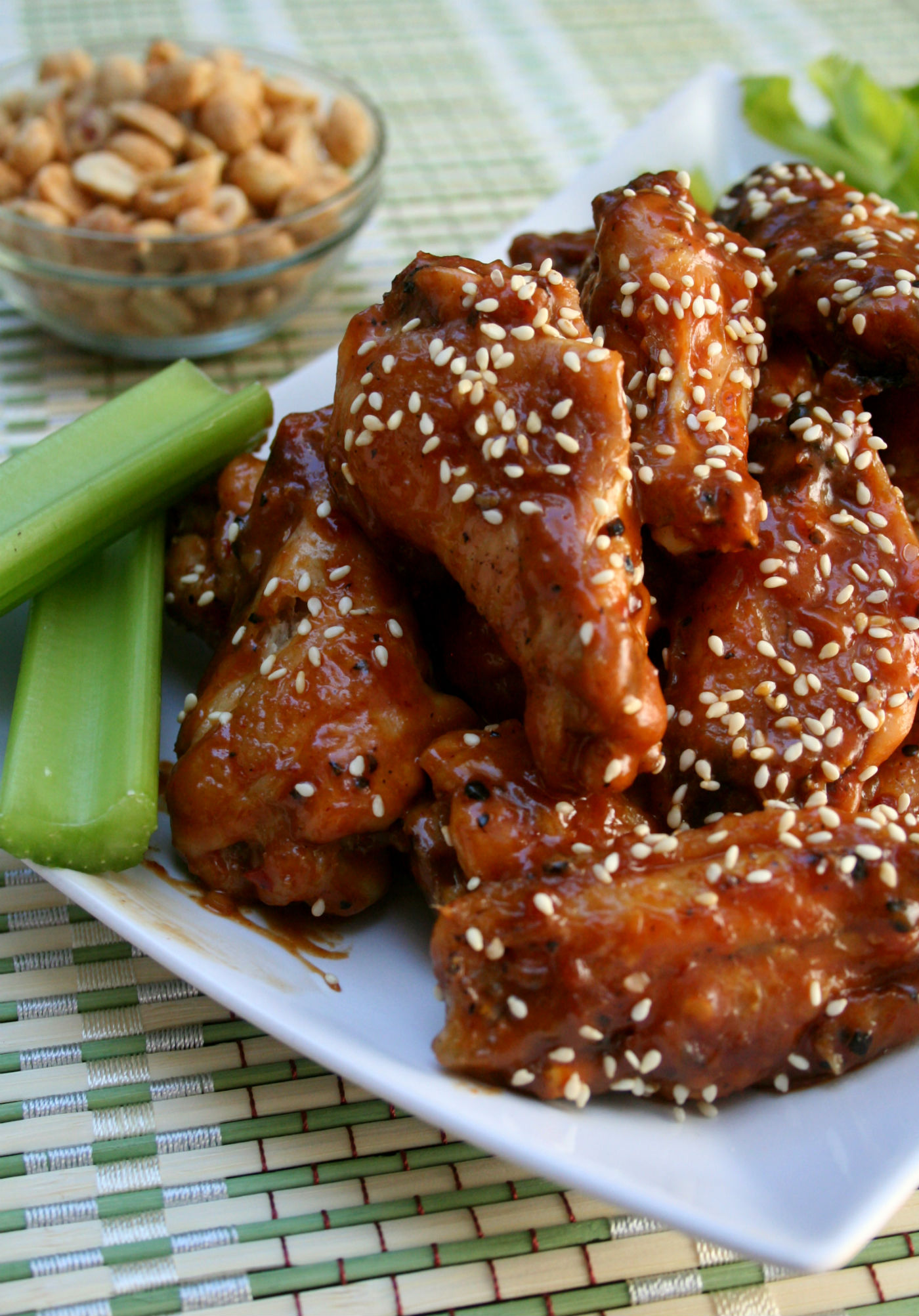 Baked Thai Peanut Wings