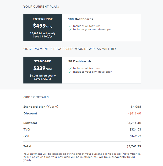 How to change a plan at anytime? DashThis