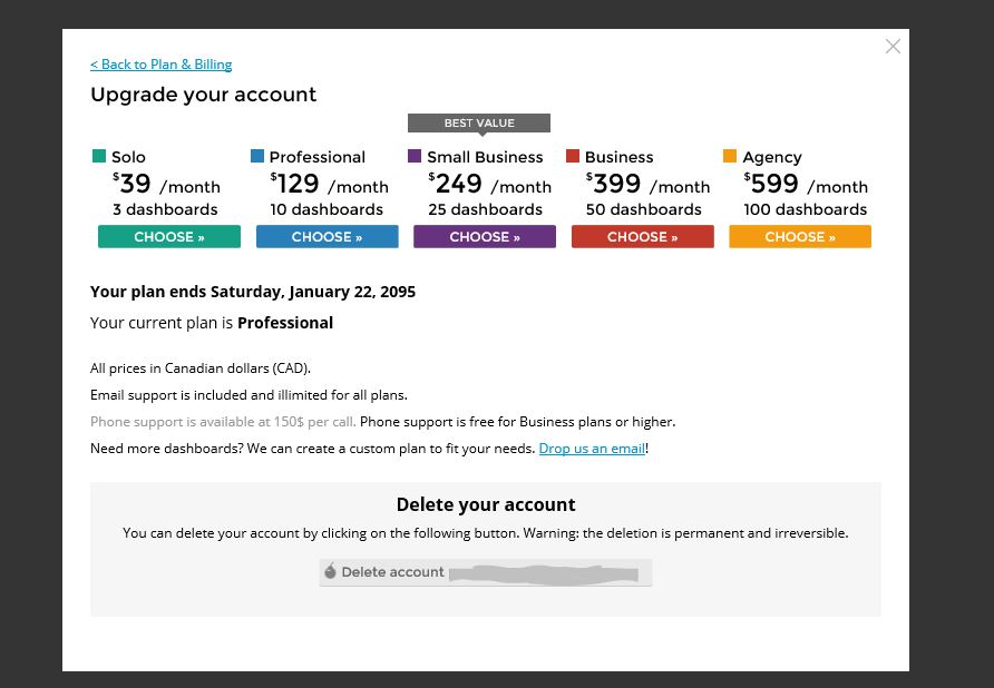 Can I change my plan at anytime? DashThis Analytics, PPC & SEO