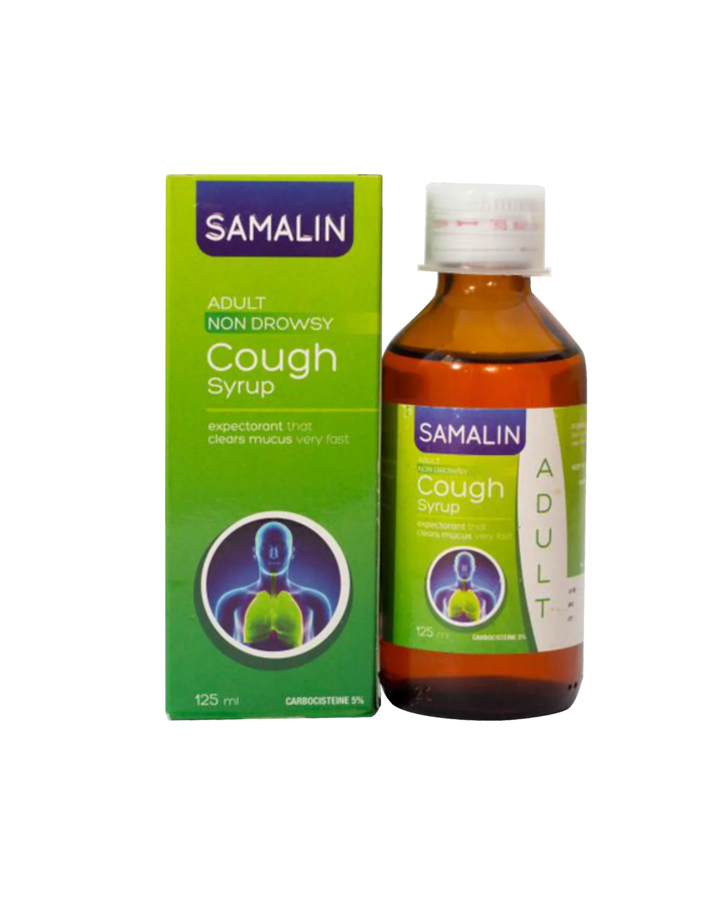 Samalin Adult Cough Syrup 125ml DASPharma
