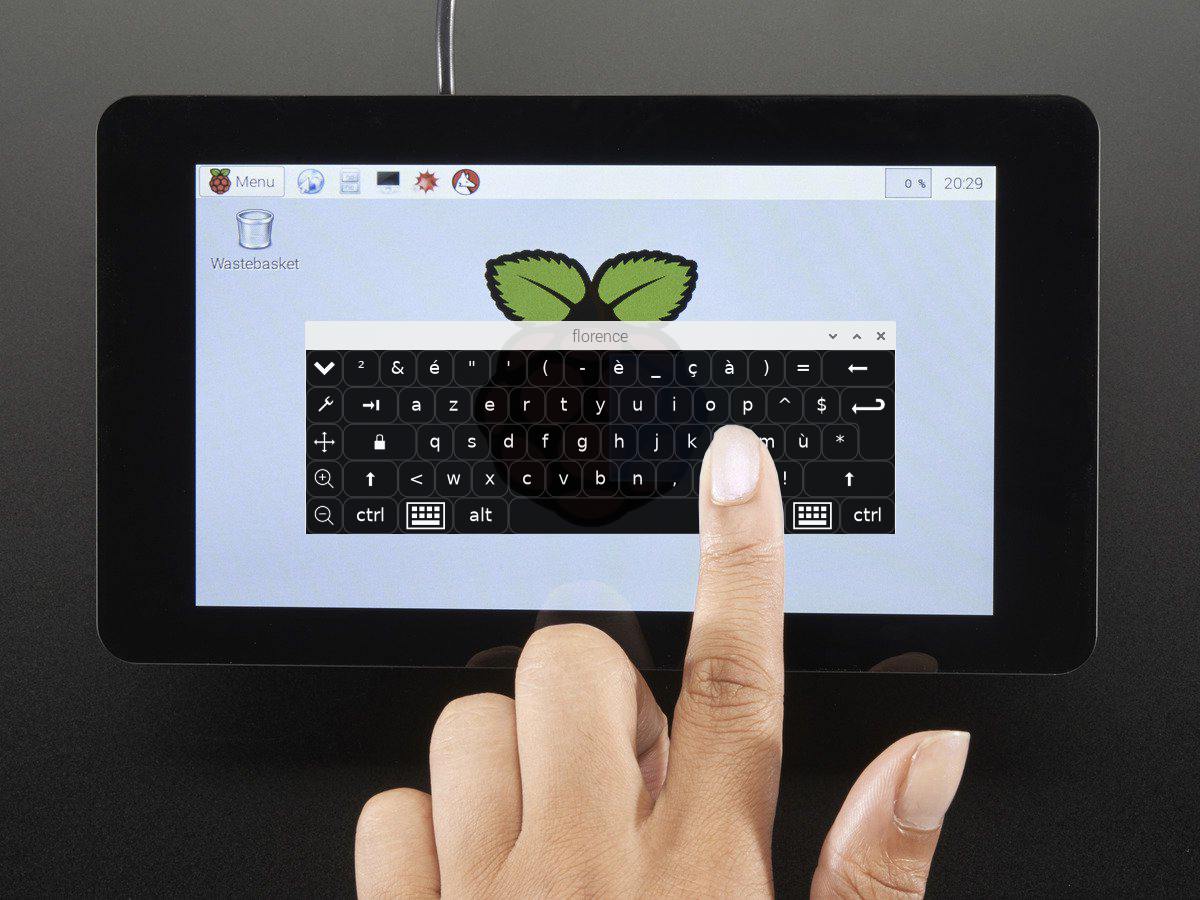 Installieren Sie eine virtuelle Touch-Tastatur auf dem Raspberry Pi.