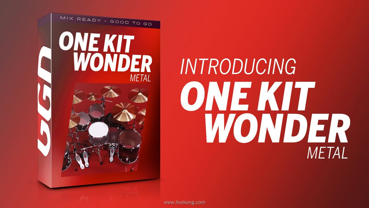Getgood Drums One Kit Wonder Metal 金属鼓音源livekong来悟空