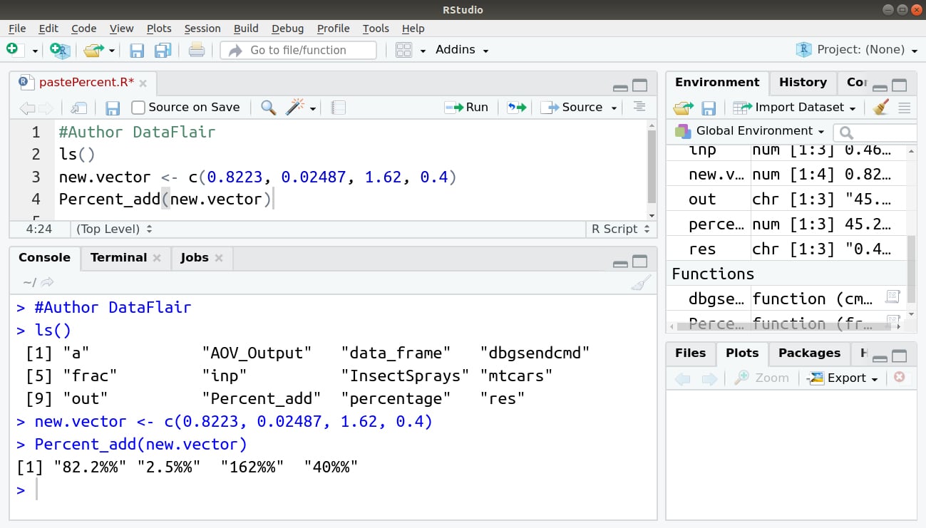 Functions in R Gain Expertise in its Usage with Various Methods! DataFlair