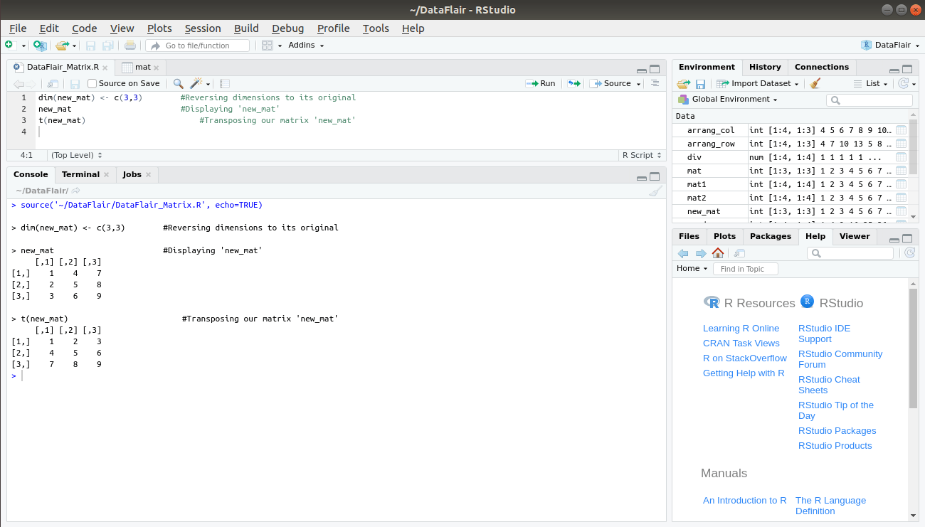 How to Create & Access R Matrix 5 Operations that you Must Check