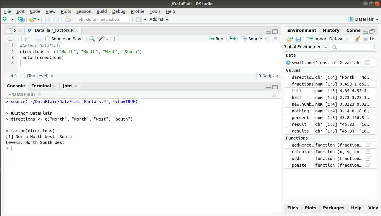R Factor Learn the complete process from Creation to Modification