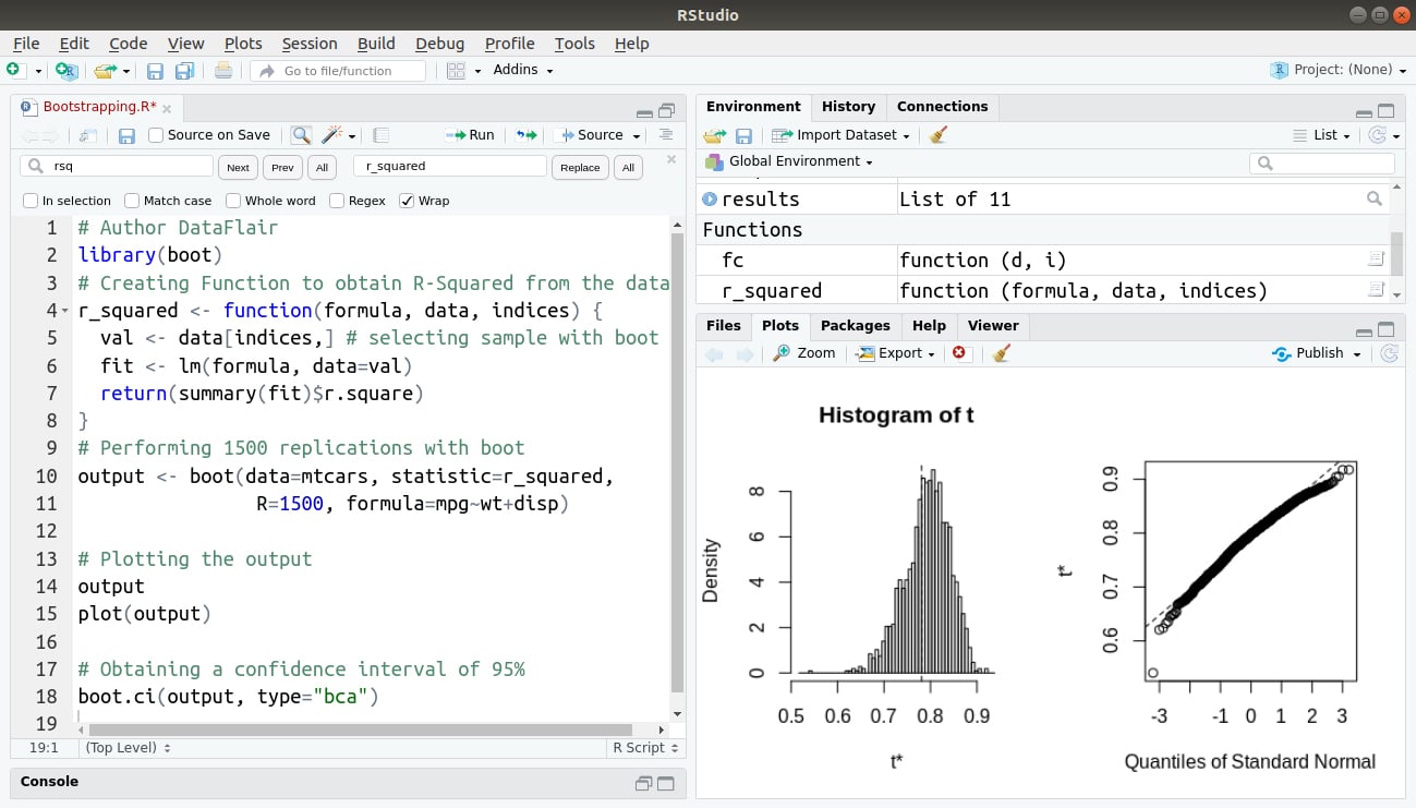 Bootstrapping in R Single guide for all concepts DataFlair