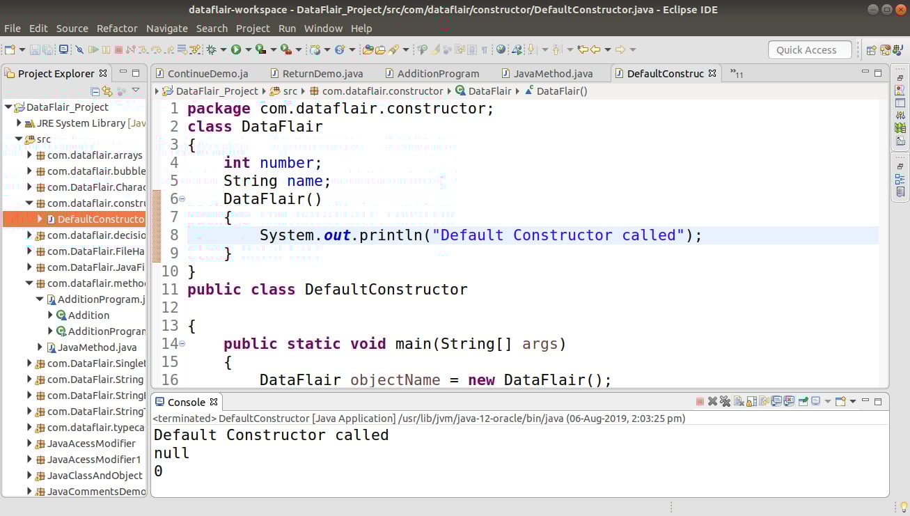 Constructor in Java Master all the Concepts in One Shot! DataFlair