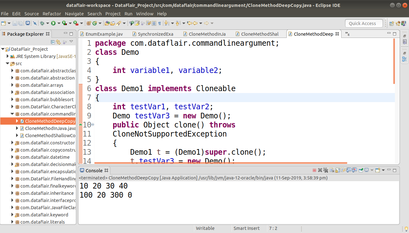 Command Line Arguments In Java Clone() Method In Java DataFlair