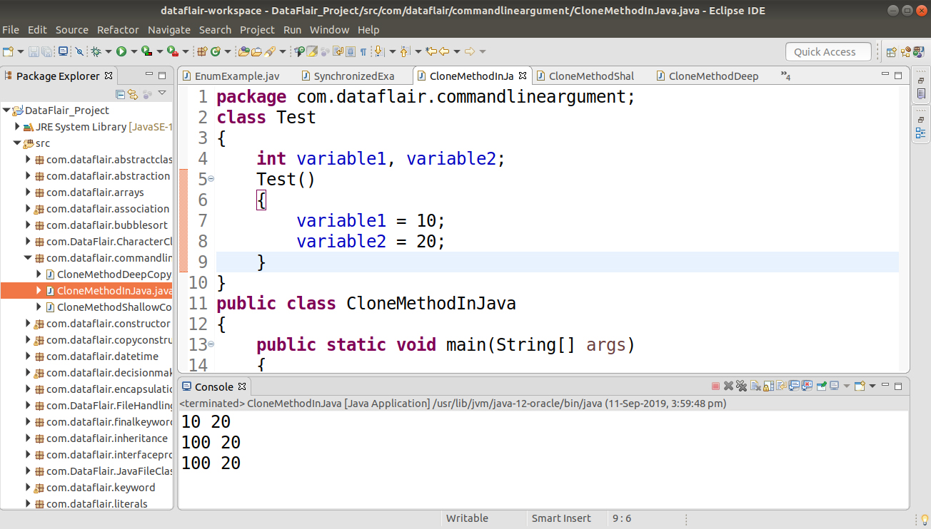 Command Line Arguments In Java Clone() Method In Java DataFlair