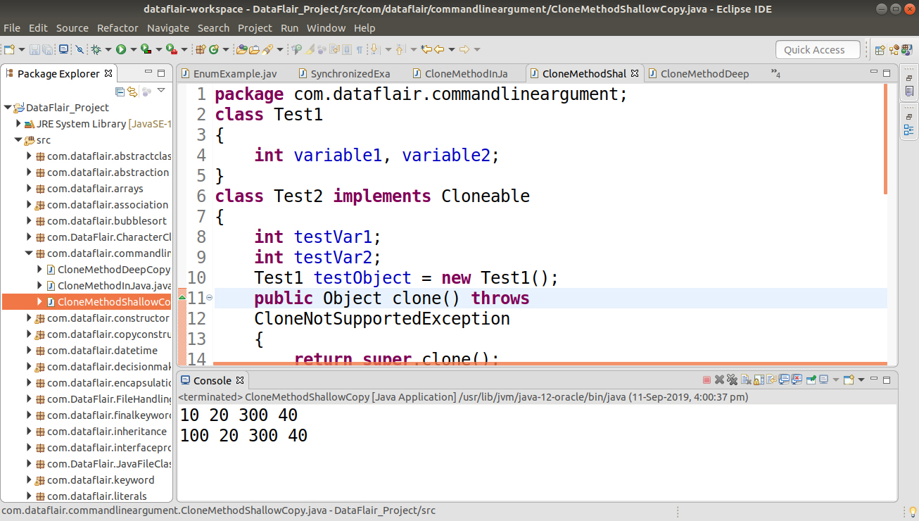 Command Line Arguments In Java Clone() Method In Java DataFlair