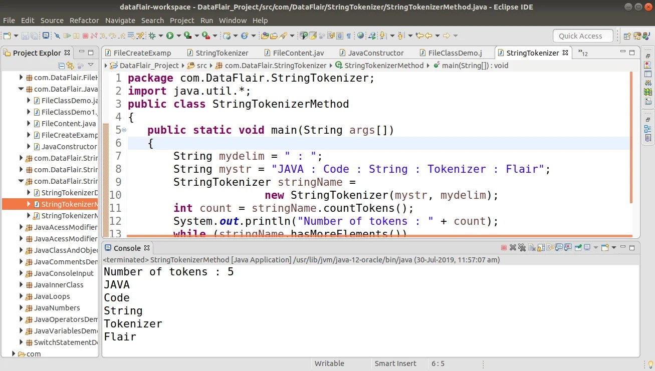 Learn StringTokenizer In Java With its Constructors & Methods DataFlair