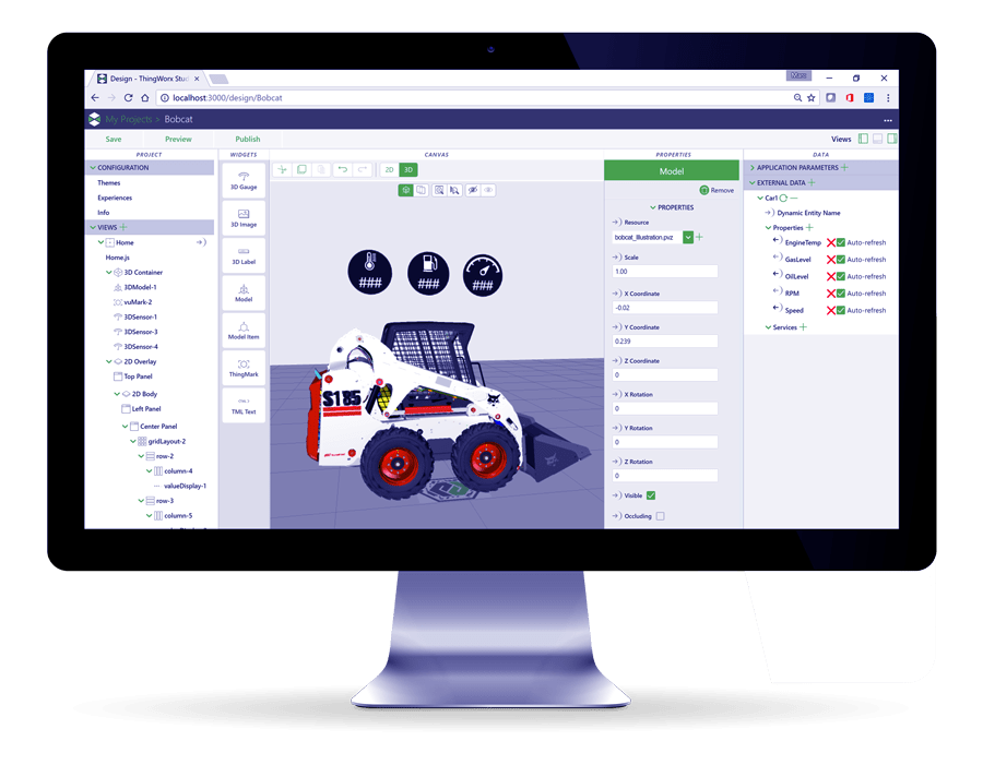 Thingworx IoT Foundation, Studio, Components & Interface DataFlair