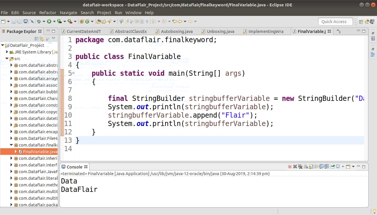 Final Keyword in Java Learn to Implement with Methods & Classes