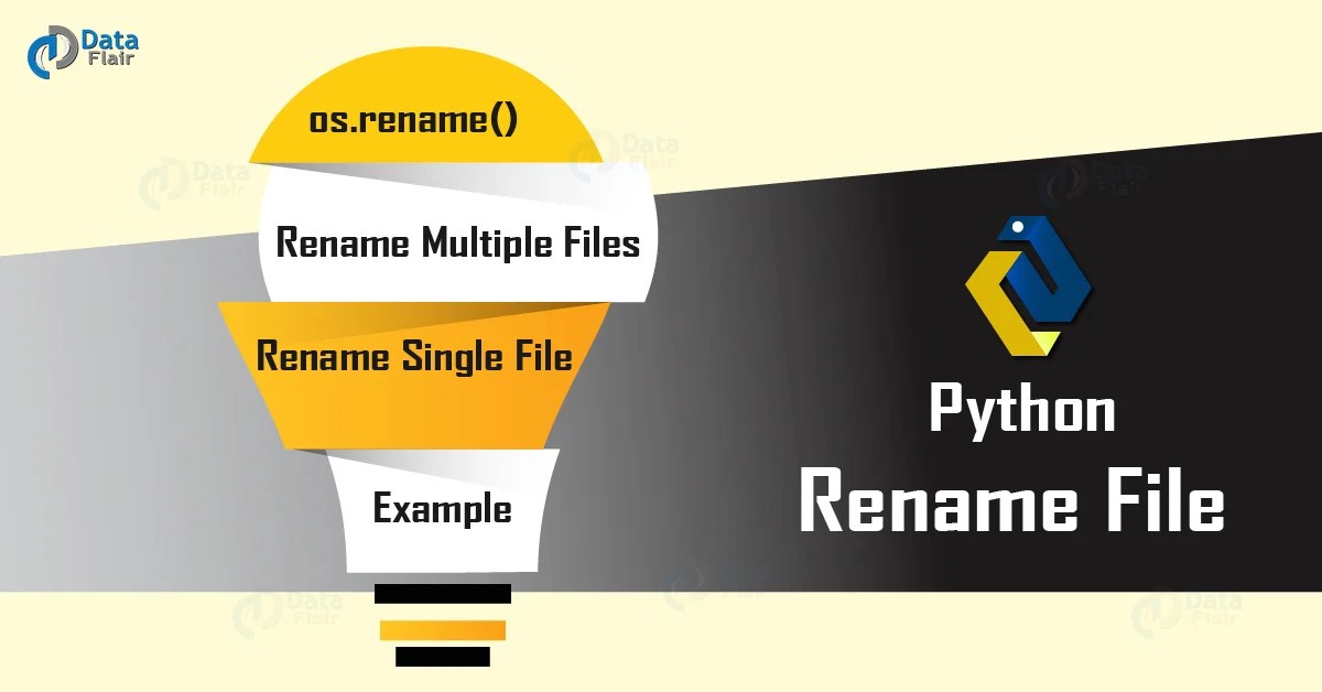 How Python Rename File Single & Multiple Files With Example DataFlair
