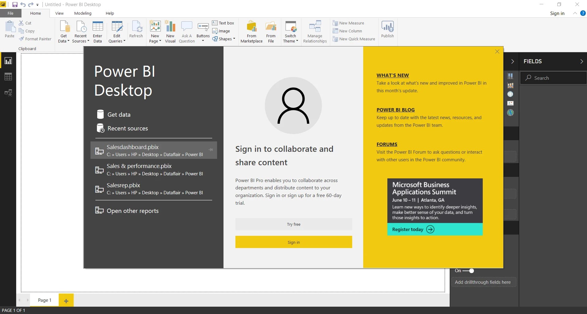 Get Started with Power BI Desktop in 10 Minutes! A Comprehensive