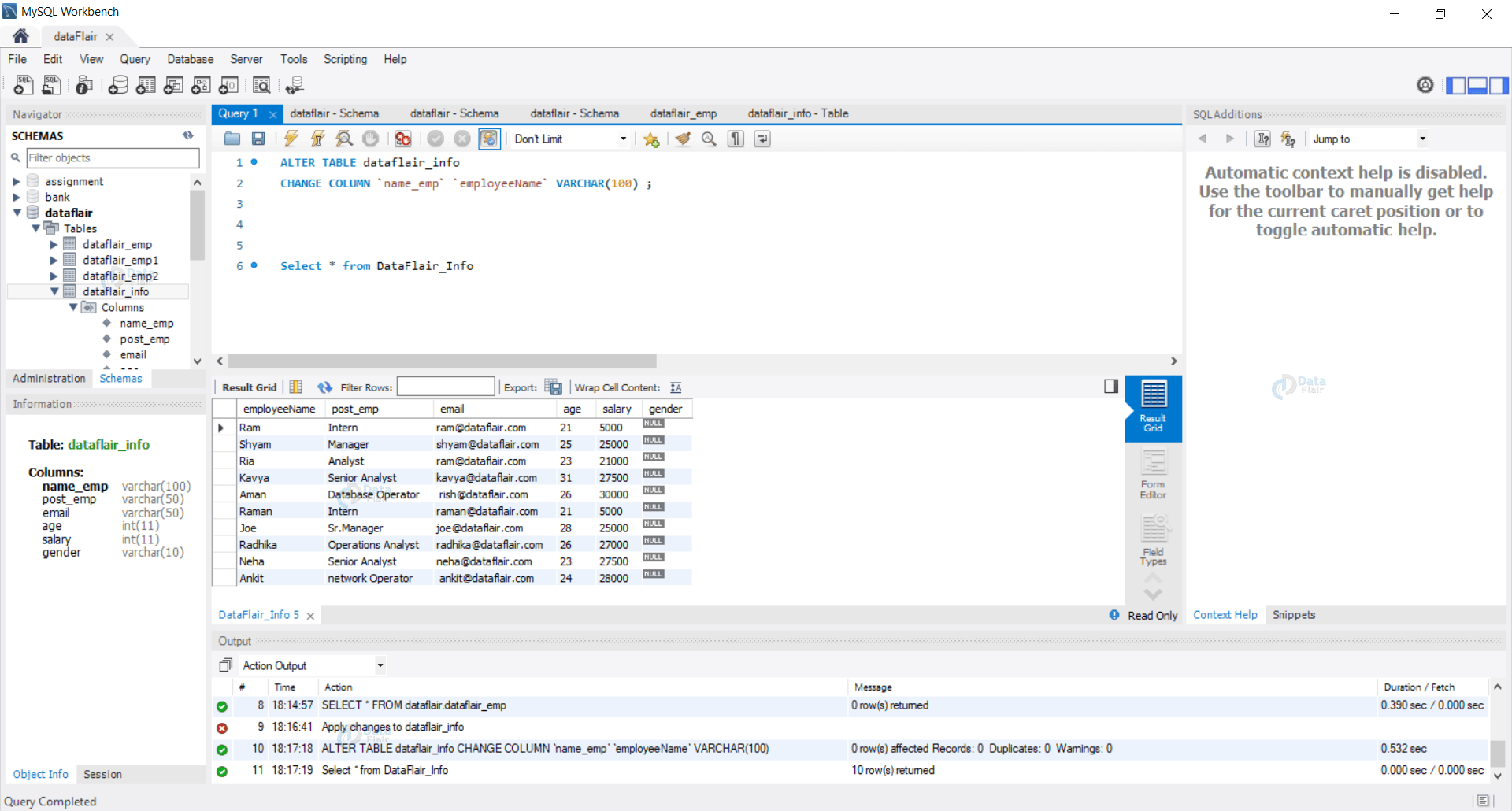 Can We Change Table Name In Oracle Sql Query