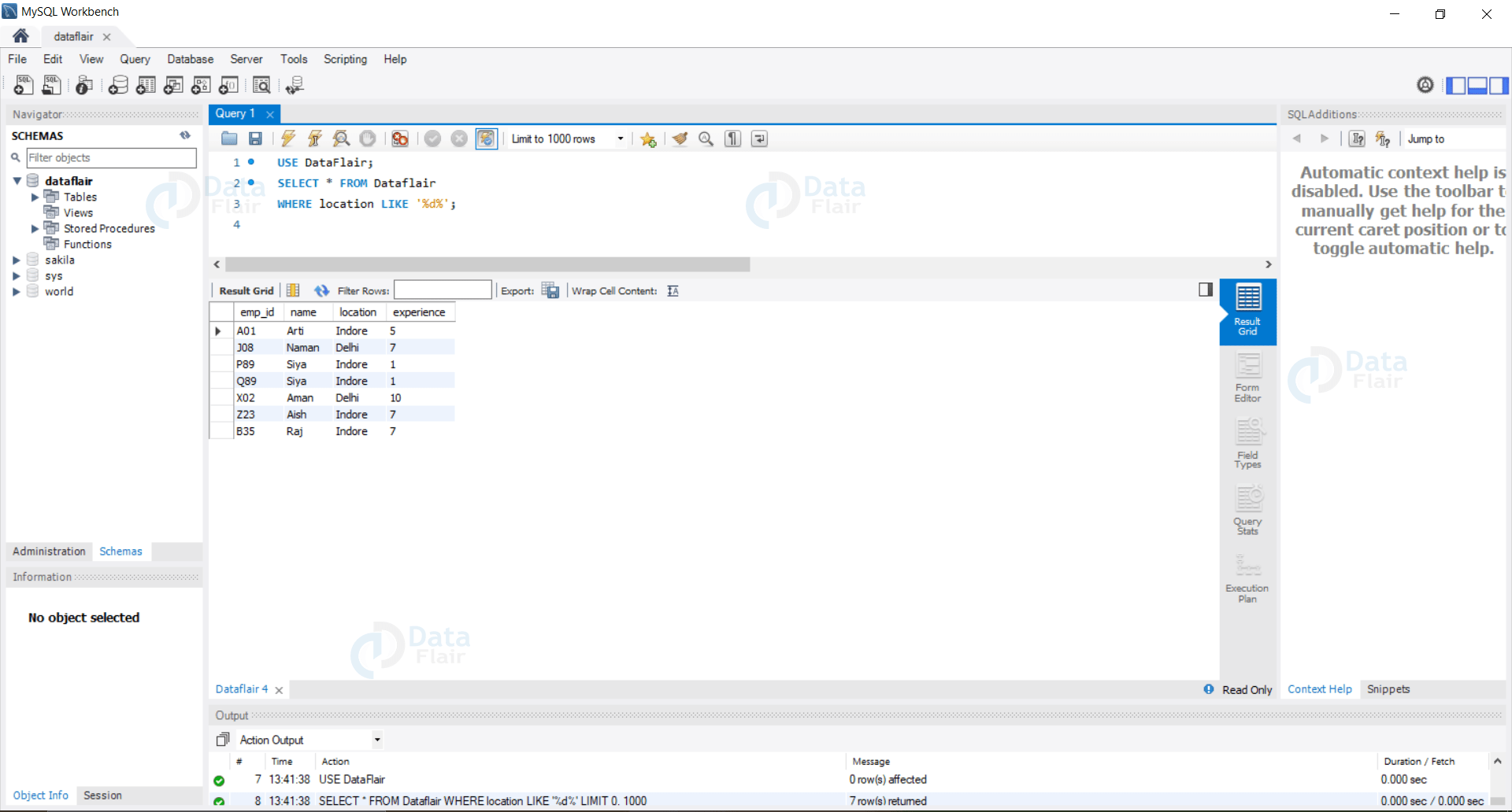SQL Like Clause Syntax and Example DataFlair