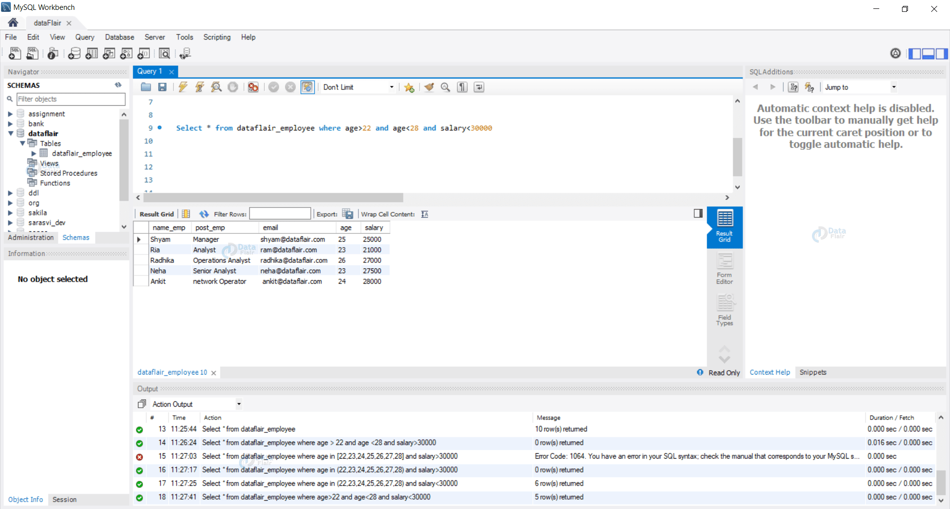 Clause in SQL Types with Syntax and Example DataFlair