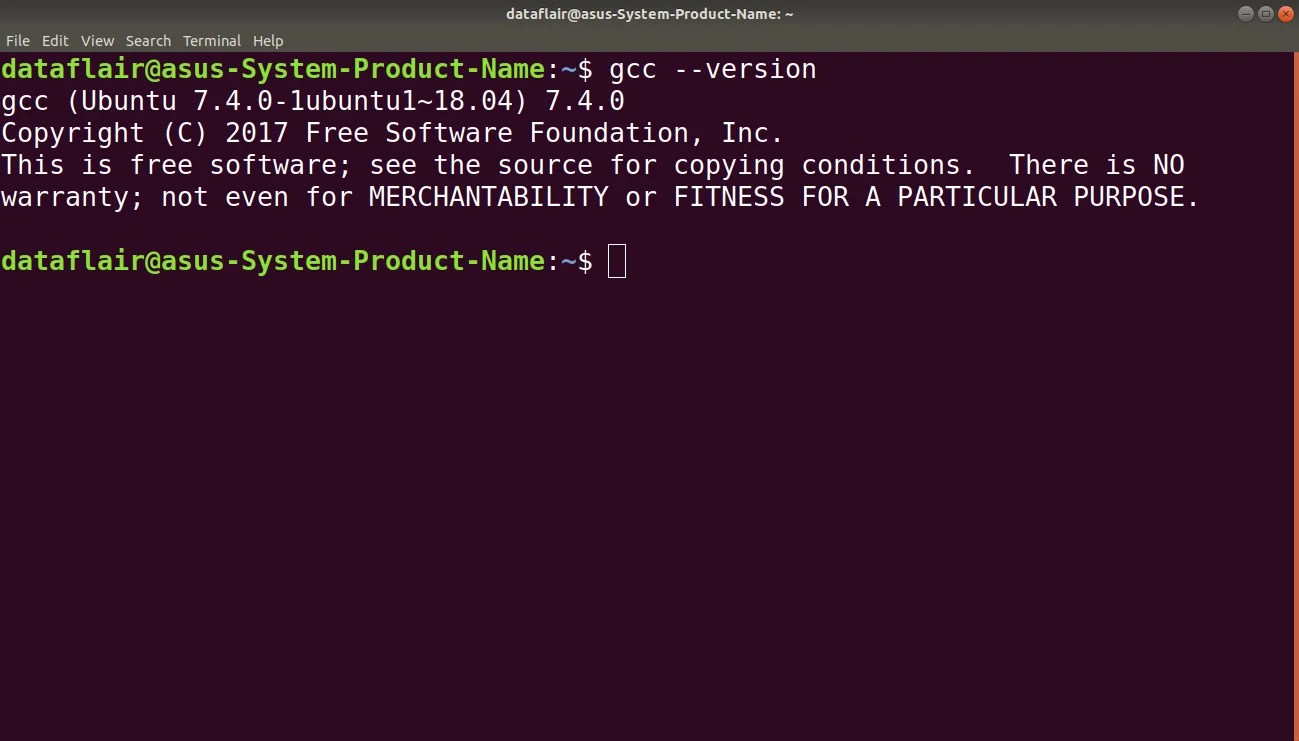 How to Install C Learn to Install GCC Compiler for Ubuntu DataFlair