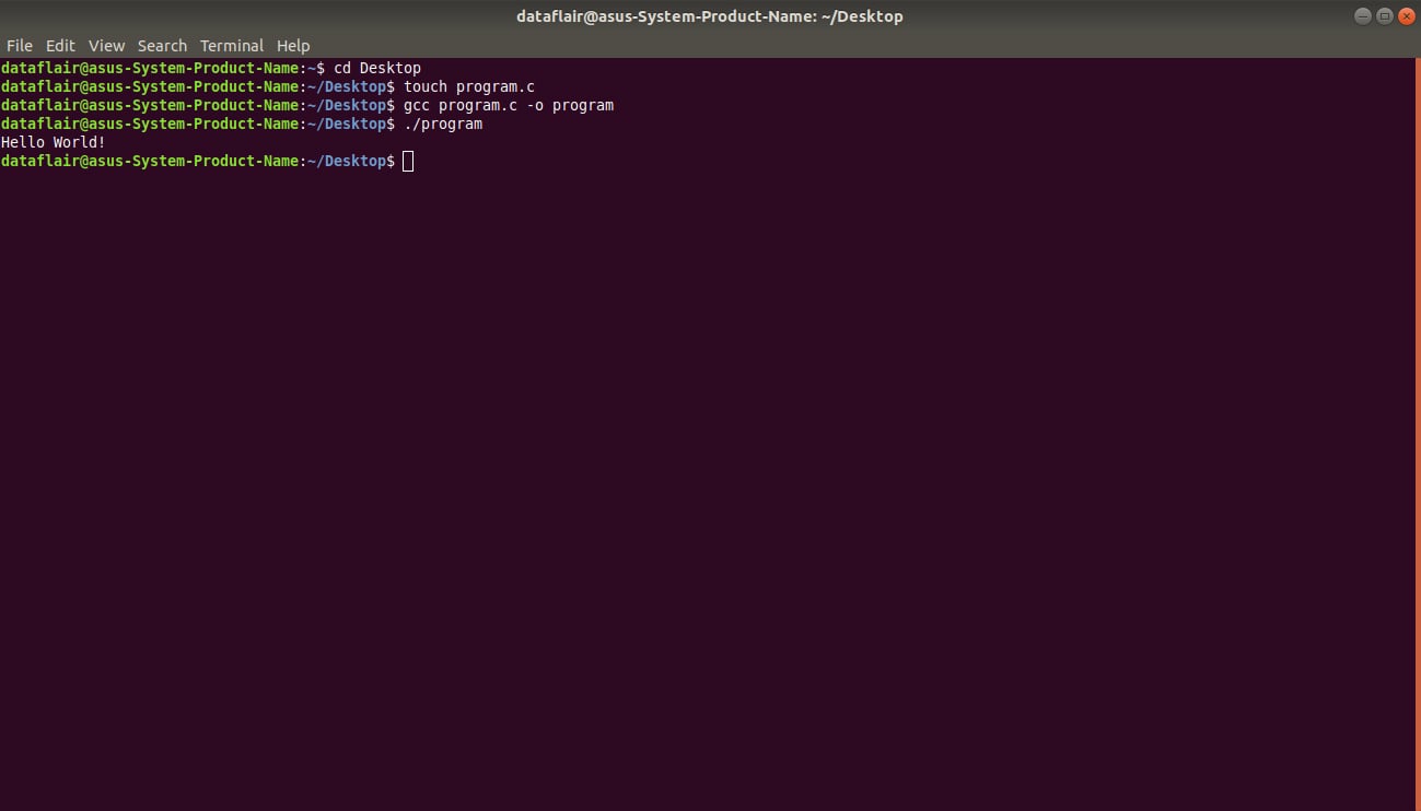 How to Install C Learn to Install GCC Compiler for Ubuntu DataFlair