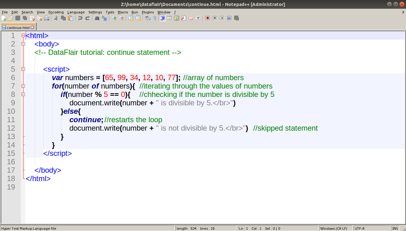 JavaScript Loop Control Top 3 Statements with Real Life Examples