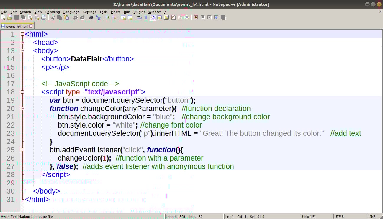 JavaScript Events Explore Different Concepts and Ways of using it