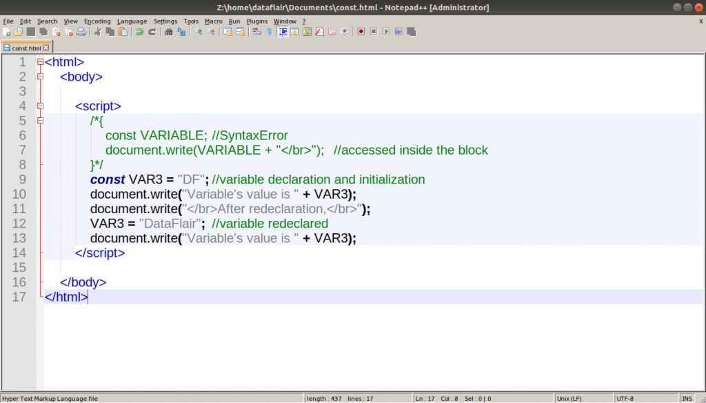 JavaScript Variables A to Z Guide for a Newbie in JavaScript! DataFlair