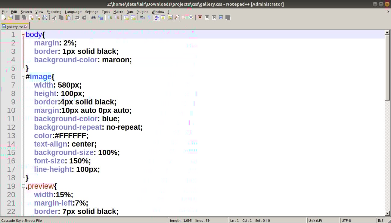 JavaScript Project Creating a Photo Gallery with HTML, CSS & JS Code