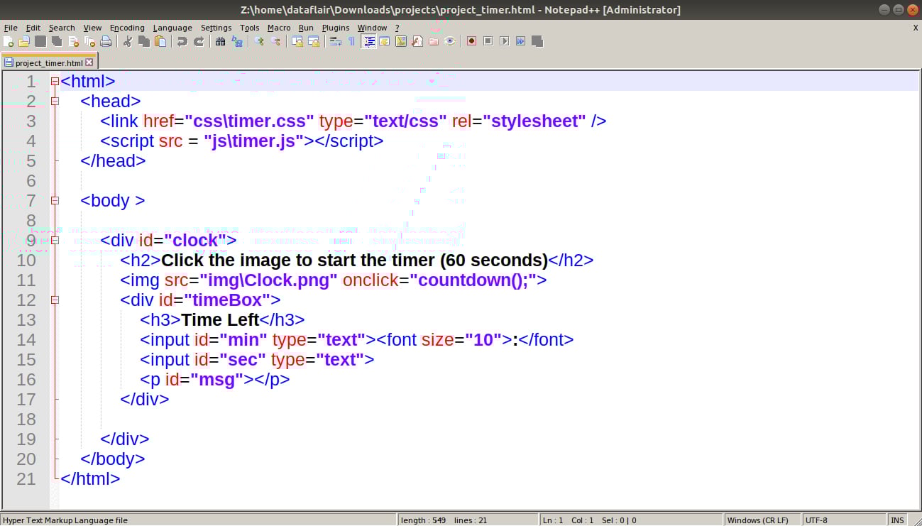 JavaScript Project How to design Countdown Timer in JavaScript Easily