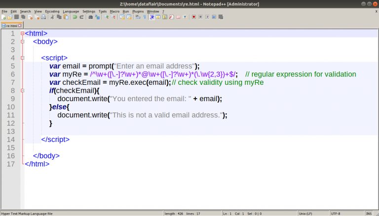 JavaScript Regular Expression How to Create & Write them in