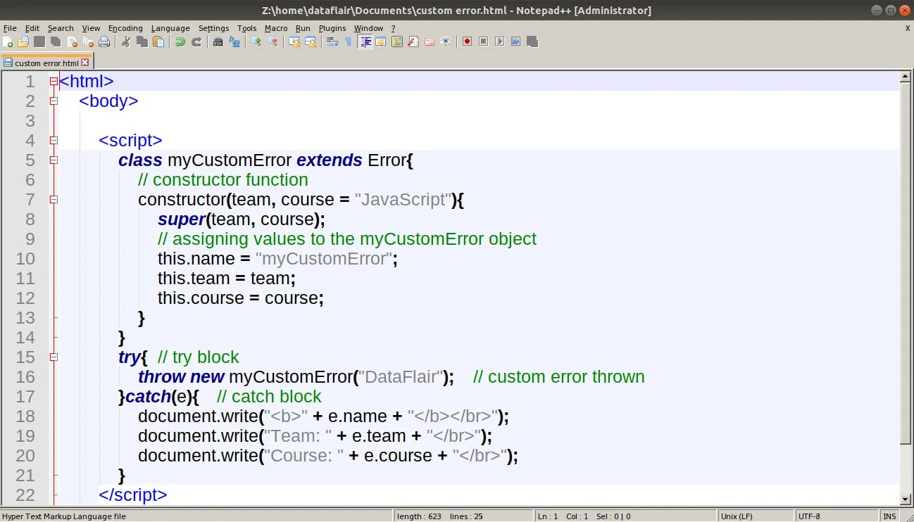 32 Javascript Throw New Error Javascript Overflow