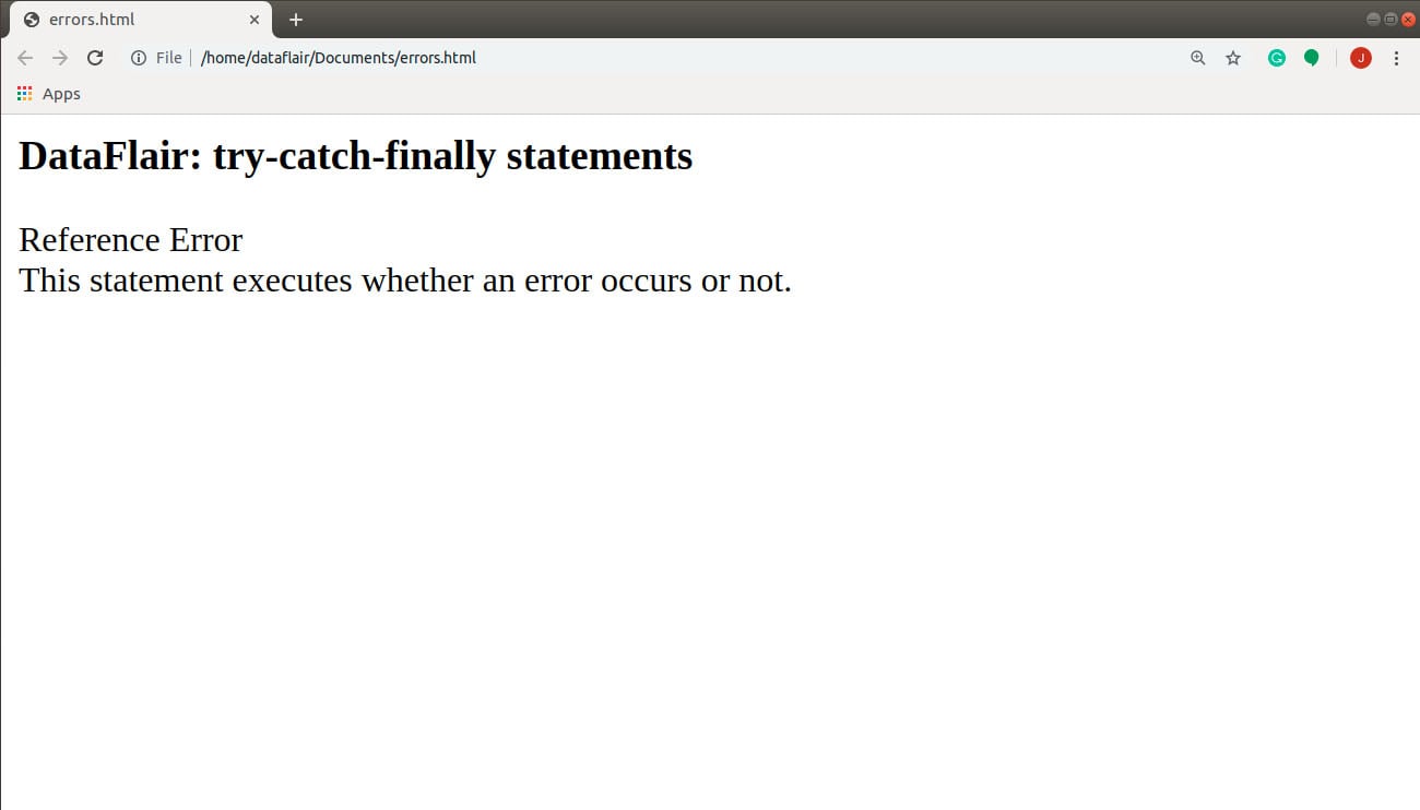 JavaScript Errors A Comprehensive Guide to master Error Handling