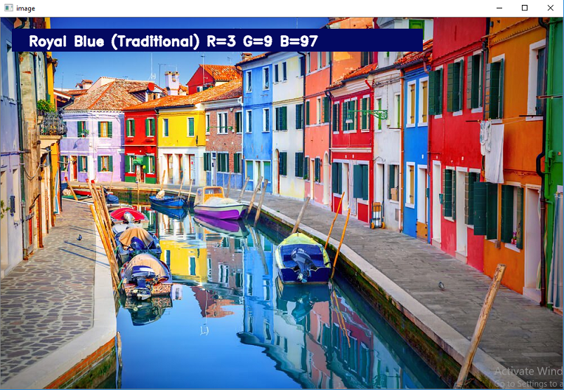 Project in Python Colour Detection using Pandas & OpenCV DataFlair