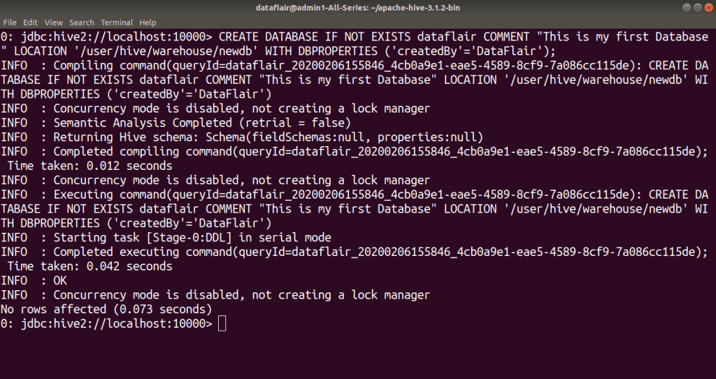 Hive DDL Commands Types of DDL Hive Commands DataFlair