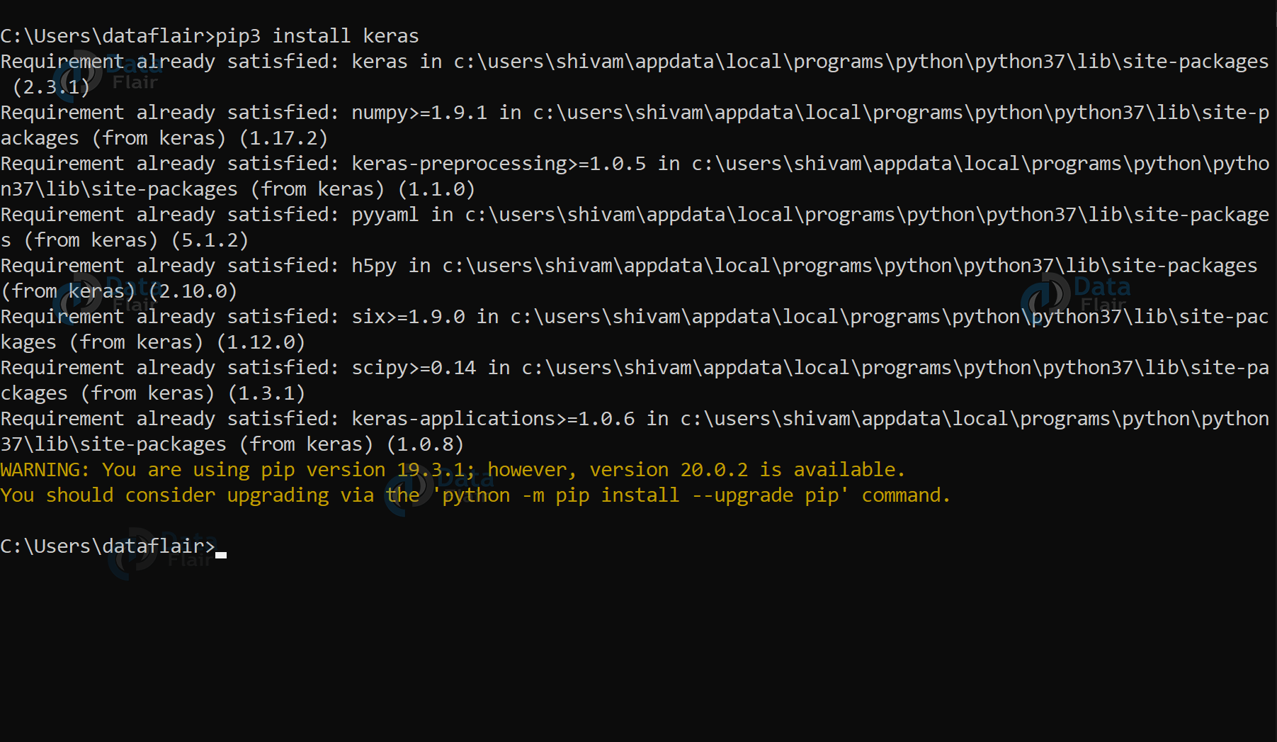How to Install Keras on Linux and Windows DataFlair