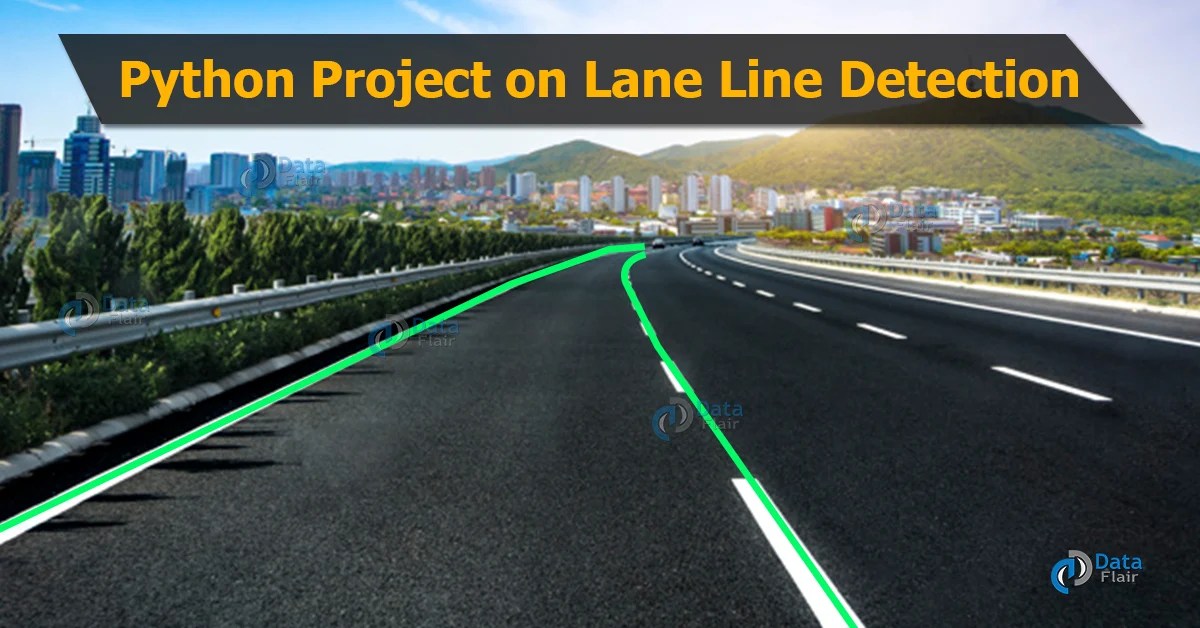 Road Lane line detection Computer Vision Project in Python DataFlair