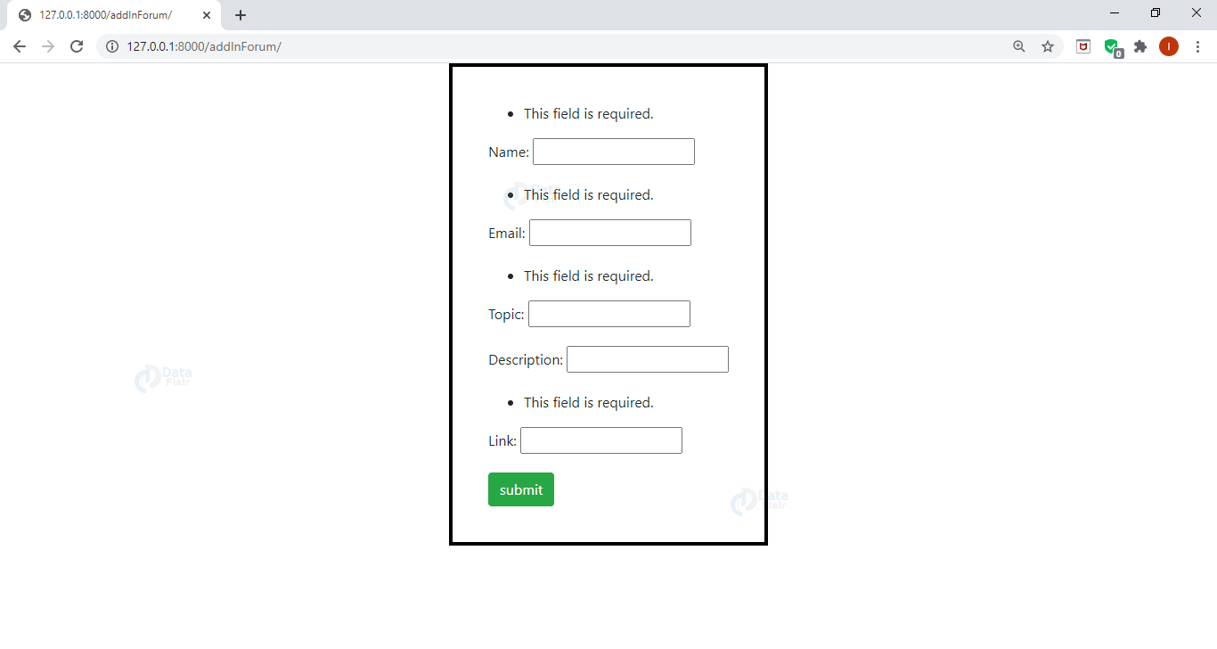 Create a Discussion Forum in Python Django DataFlair