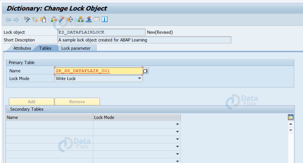 Lock Objects in SAP ABAP Types and Examples DataFlair