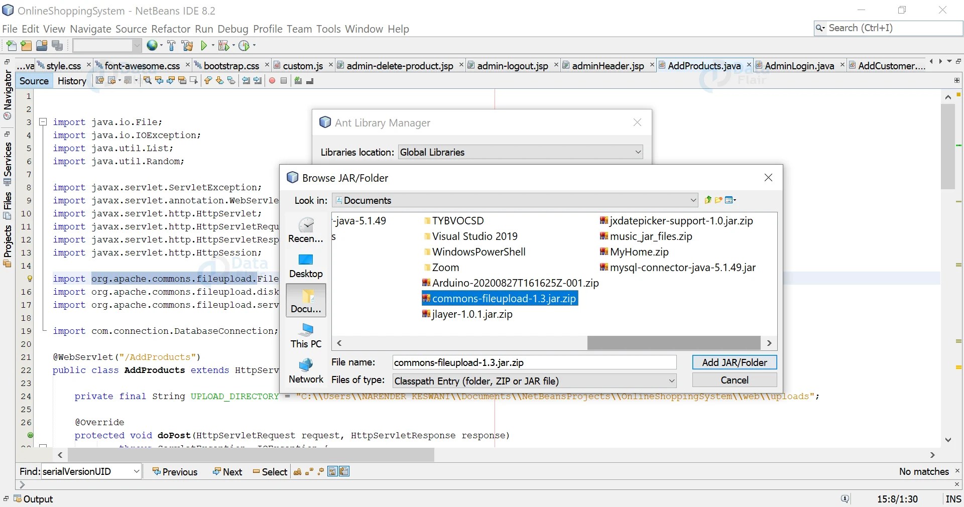 Online Shopping System in Java using JSPs & Servlets DataFlair
